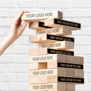 Custom Company Logo Topple Tower