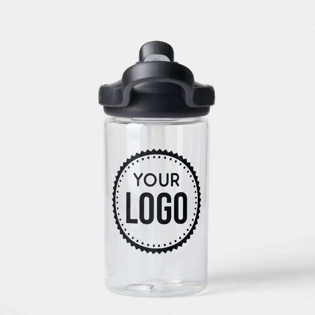 Custom Company Logo Water Bottle (Back)
