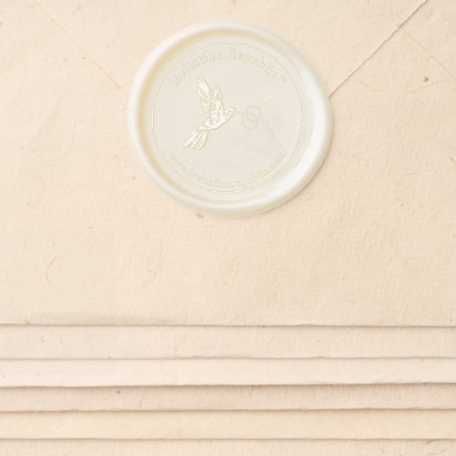 Custom Company Logo Wax Seal Sticker (Front)