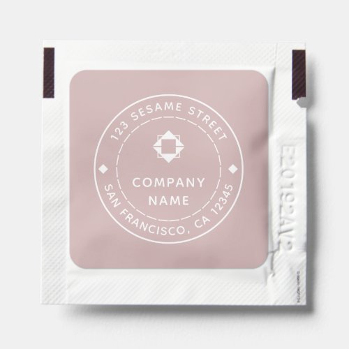 Custom Company Logo White And Rose Create Your Own Hand Sanitizer Packet