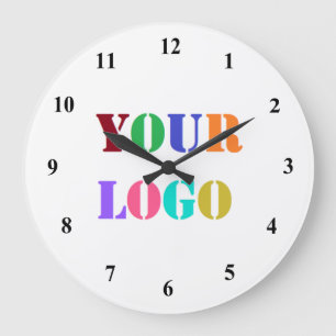 Custom Company Logo Your Branded Promotional Clock