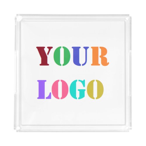 Custom Company Logo Your Business Acrylic Tray