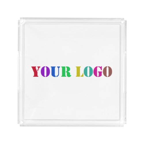 Custom Company Logo Your Business Acrylic Tray