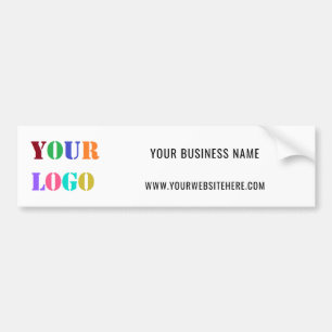 Custom Company Logo Your Business Bumper Sticker