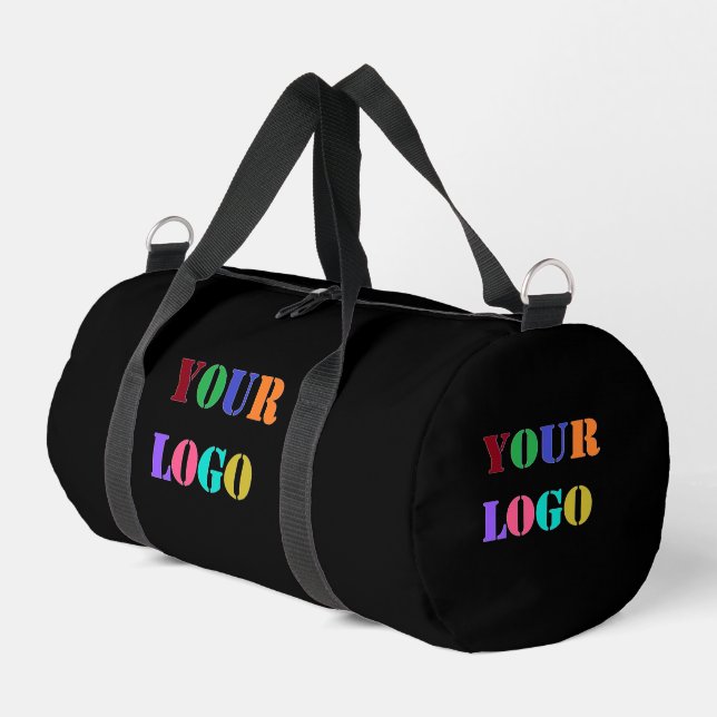 Custom Company Logo Your Business Duffle Bag (Left Corner)
