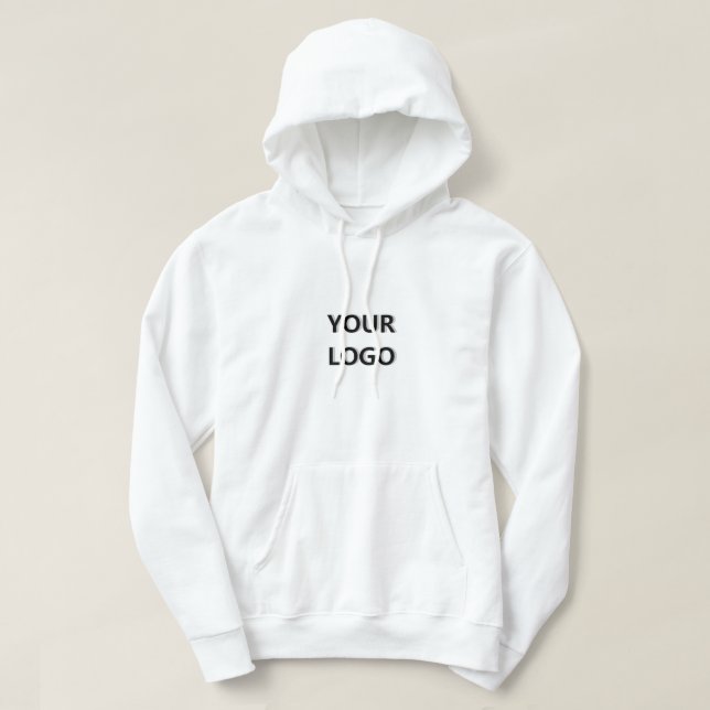 Custom Company Logo Your Business Hoodie (Design Front)