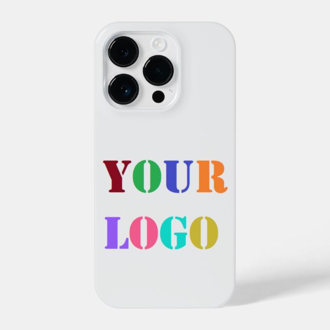 Custom Company Logo Your Business iPhone Case (Back)