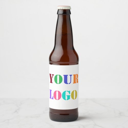 Custom Company Logo Your Business Personalized Beer Bottle Label