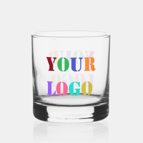 Custom Company Logo Your Business Personalized Whiskey Glass