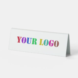 Custom Company Logo Your Business Table Tent Sign
