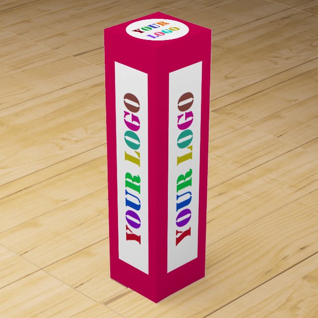 Custom Company Logo Your Business Wine Gift Boxes (Front)