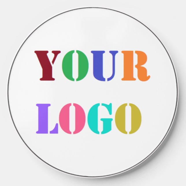 Custom Company Logo Your Business Wireless Charger (Front)