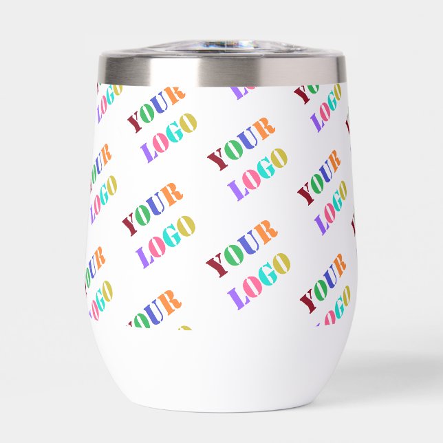 Custom Company Logo Your Promotional Business Thermal Wine Tumbler (Front)