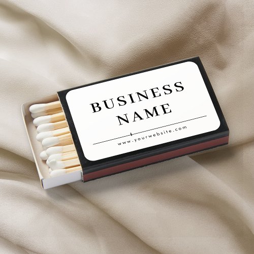 Custom company name branded promotional matchboxes