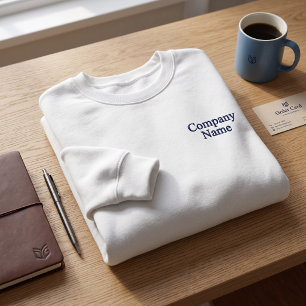 Custom Company Name Embroidered  Sweatshirt