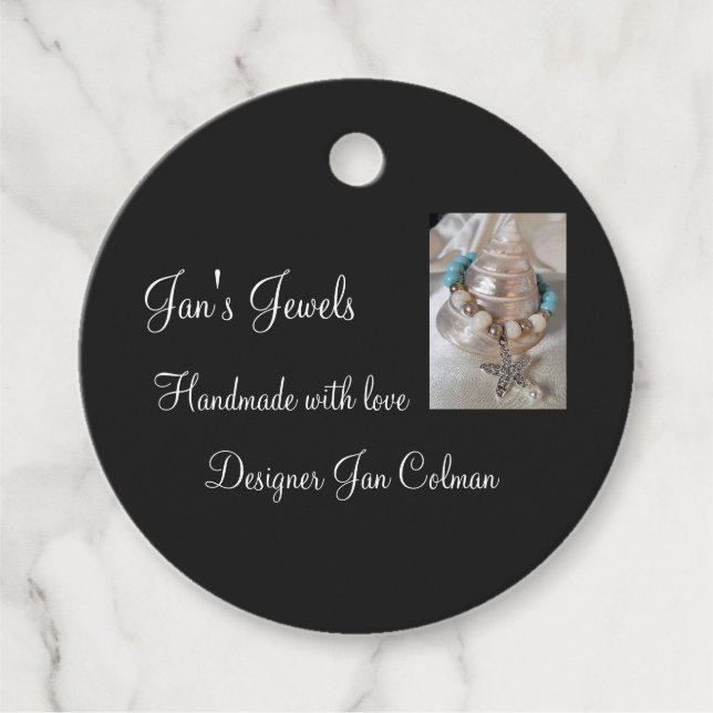 Custom company name favor tags (Front)