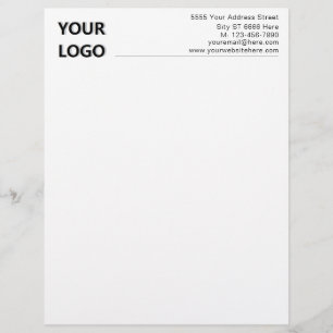 Custom Company Office Letterhead with Logo
