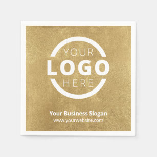 Custom Company Promotional Business Logo Branded Napkins