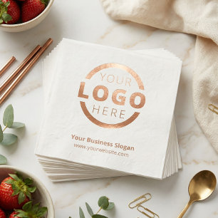 Custom Company Promotional Business Logo Branded Napkins