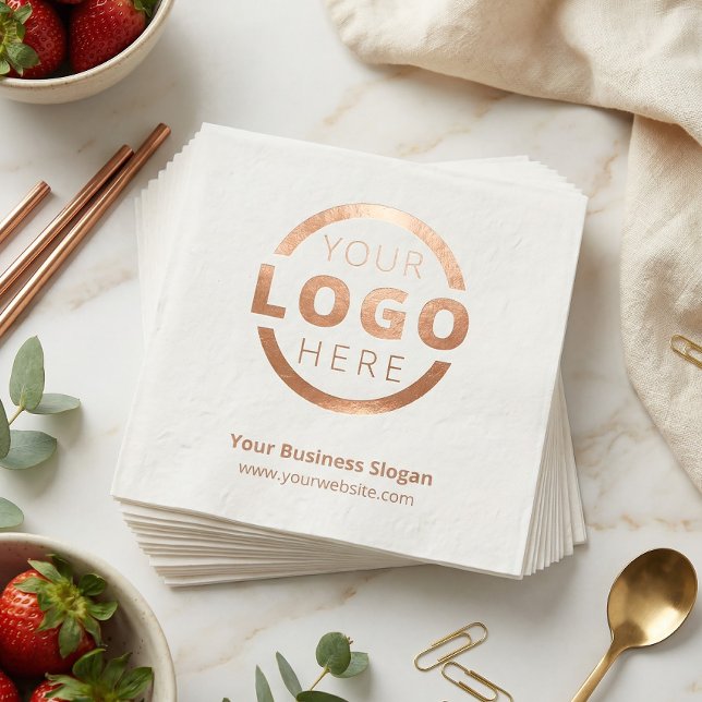 Custom Company Promotional Business Logo Branded Napkins (Creator Uploaded)