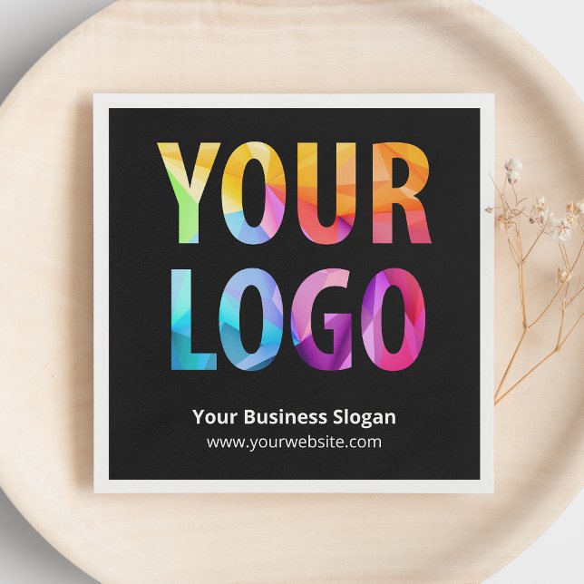 Custom Company Promotional Business Logo Branded Napkins (Creator Uploaded)
