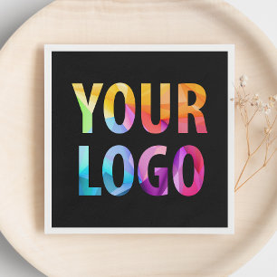 Custom Company Promotional Business Logo Branded Napkins