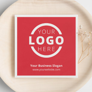 Custom Company Promotional Business Logo Branded Napkins