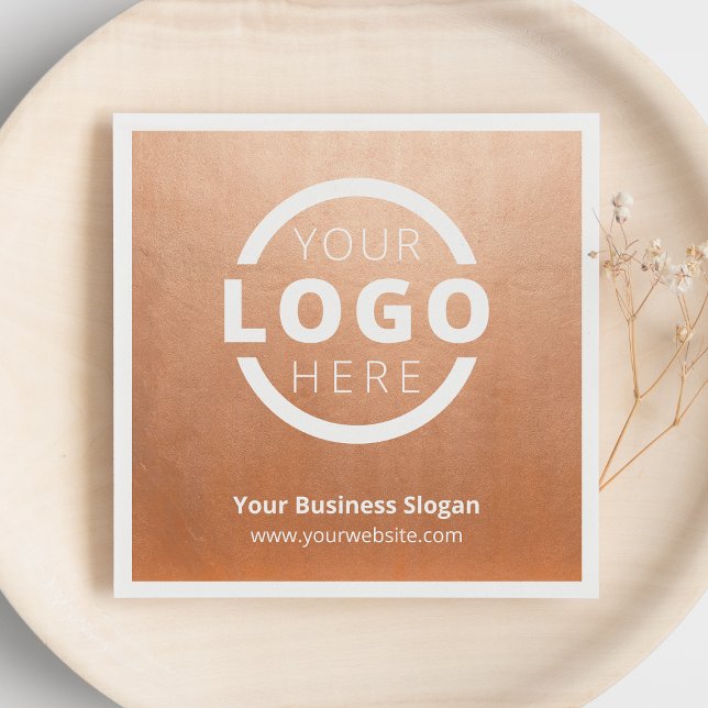 Custom Company Promotional Business Logo Branded Napkins (Creator Uploaded)