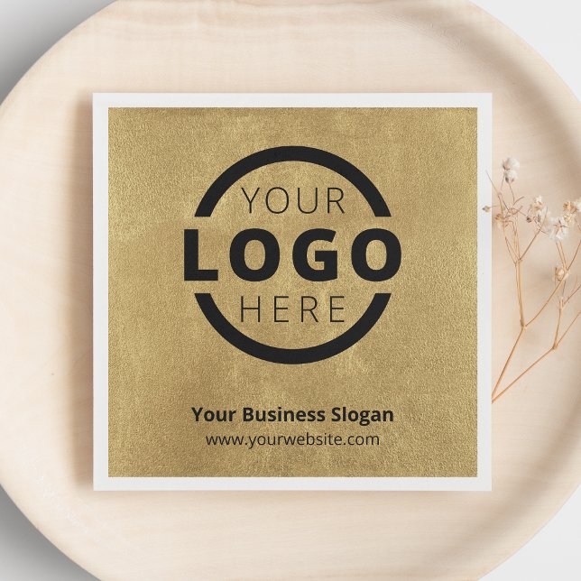 Custom Company Promotional Business Logo Branded Napkins (Creator Uploaded)