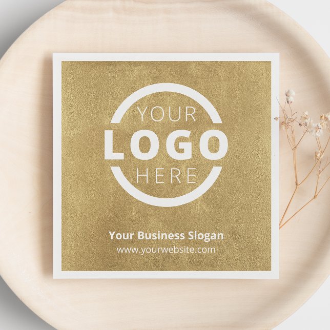 Custom Company Promotional Business Logo Branded Napkins (Creator Uploaded)