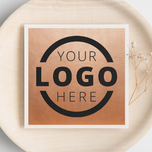 Custom Company Promotional Business Logo Branded Napkins