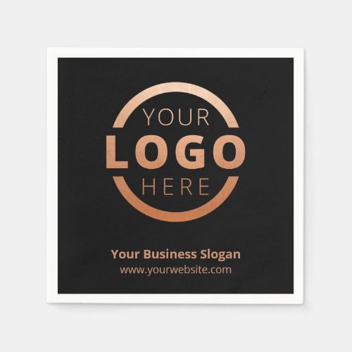 Custom Company Promotional Business Logo Branded  Napkins