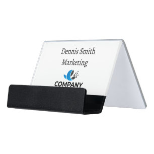 Custom Company promotional  Desk Business Card Holder
