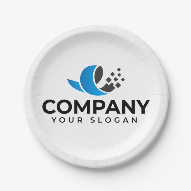 Custom Company promotional  Paper Plates (Front)
