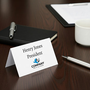 Custom Company promotional  Place Card