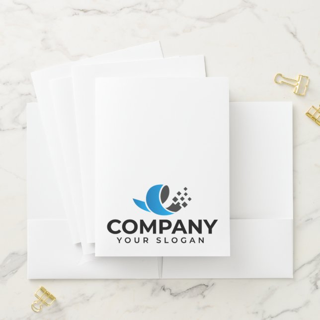 Custom Company promotional  Pocket Folder (In Situ)