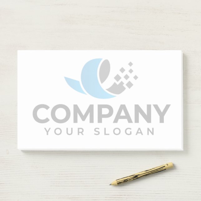 Custom Company promotional  Post-it Notes (On Desk)