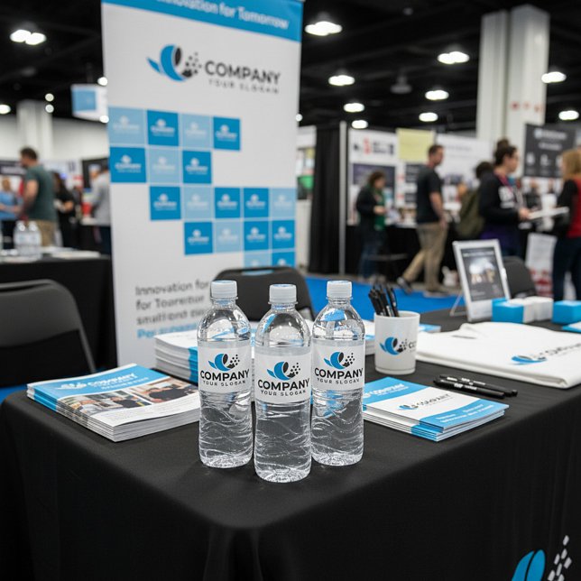 Custom Company promotional  Water Bottle Label (Creator Uploaded)