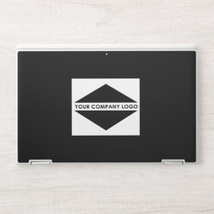 Custom Company Square Logo HP Laptop Skin