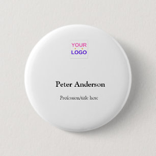Custom company store business employee  button