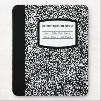 Custom Composition Book Black/White School/Teacher