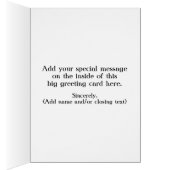Custom Composition Book Funny School Teacher Cards (Inside (Right))