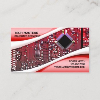 Custom Computer Repair Business Card by all_items at Zazzle