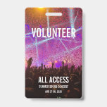 Custom Concert Badge<br><div class="desc">Custom VIP All Access Pass Concert Festival Badge- perfect for any event. 
Customize the image,  and text to fit your event. 
Great for conferences,  festivals,  music concerts,  art events.</div>