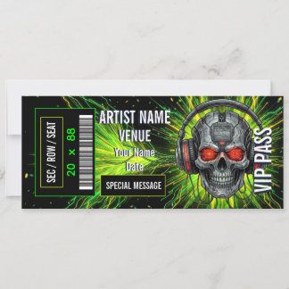 Custom Concert Ticket Gift Idea DIY Event Ticket Invitation