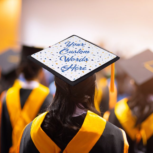 Custom Confetti  Graduation Cap Topper (Creator Uploaded)