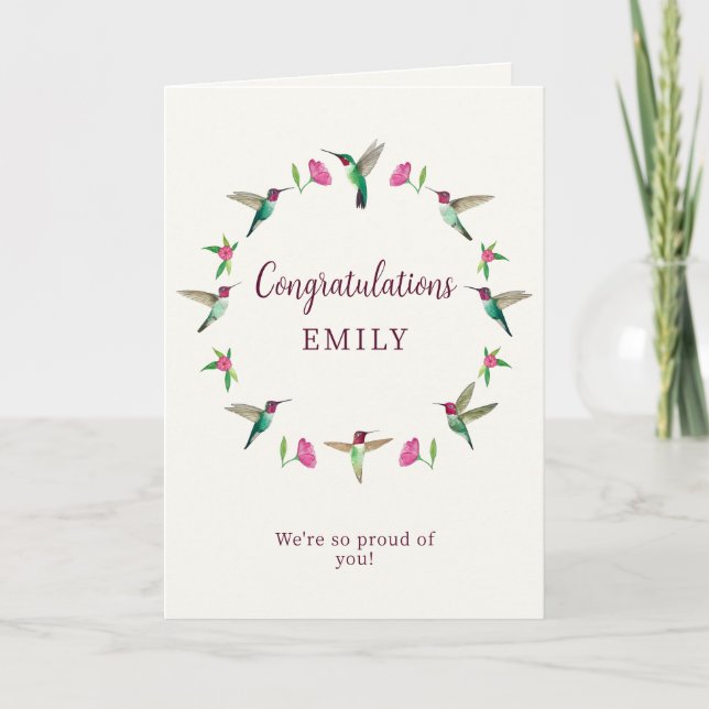 Custom Congratulations Card (Front)