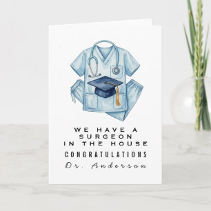 Custom Congratulations for Doctor, Nurse Card