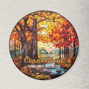 Custom Connecticut Vacation Souvenir Magnet