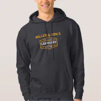 Custom Construction Business Create Your Own Hoodie Zazzle